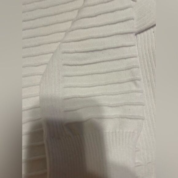 TM Exposure Classic Crew Neck Sweater in White Green and Red Stripes - Picture 4 of 13